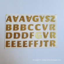 A Z Words Adhesive Letters Custom Mini Stickers,Custom Crystals Alphabet Letters Glitter Sticker